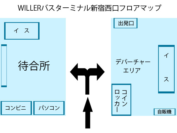 4.ラウンジ内の便利な設備