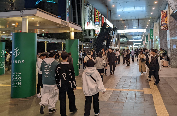 3. 博多駅から博多バスターミナルへのアクセス